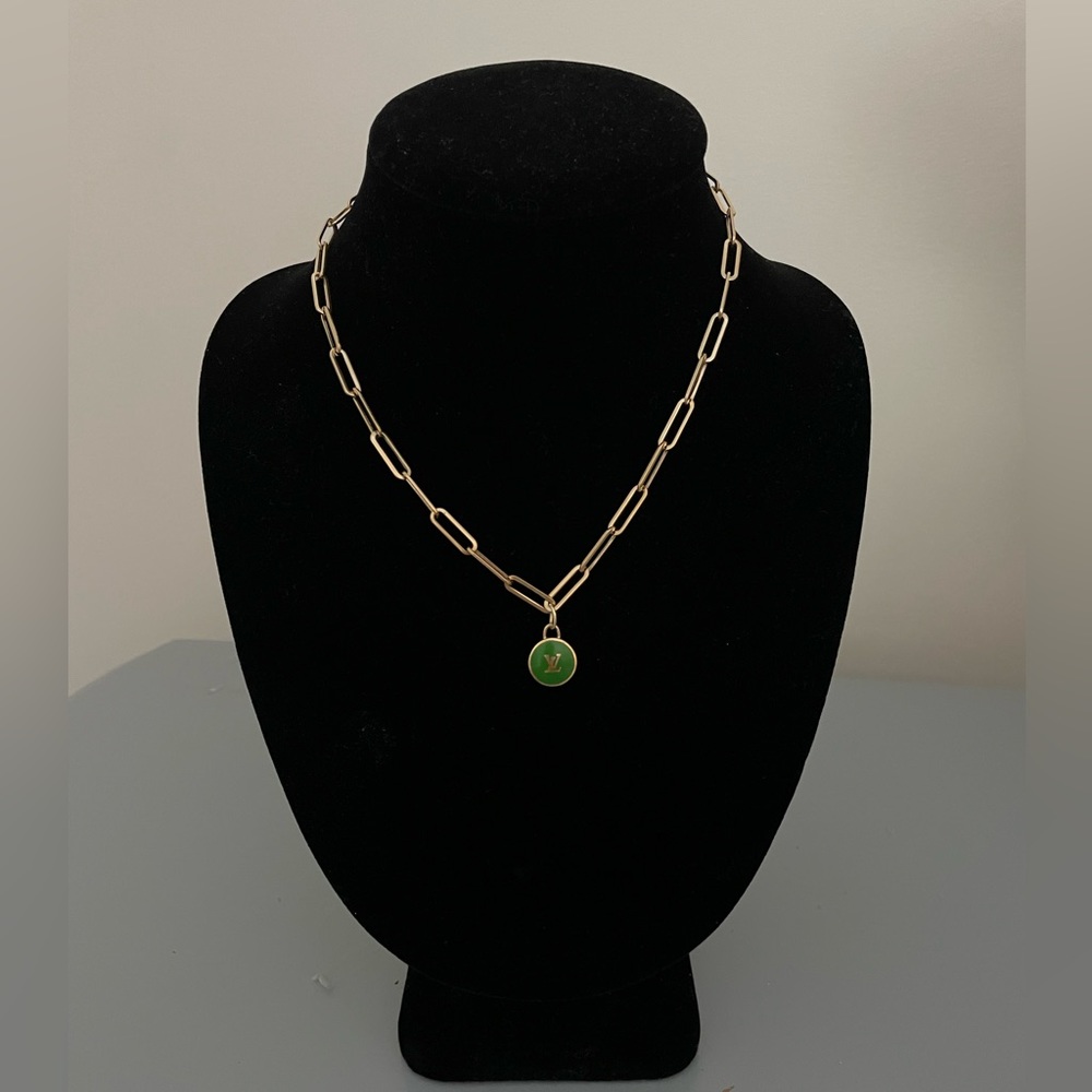 Louis Vuitton repurposed charm necklace